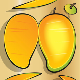 Mango fruit vector