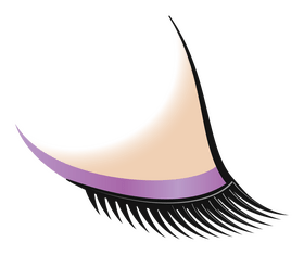 Eyelashes drawing clipart