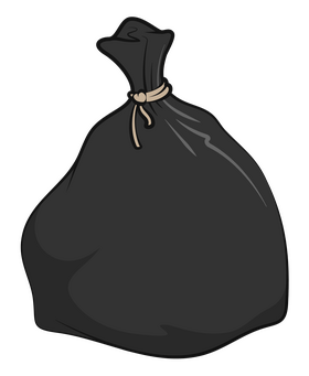 Garbage bag clipart