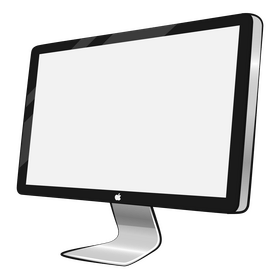Monitor mac clipart