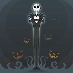 Nightmare before christmas jack vector