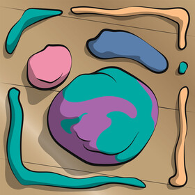 Playdough vector