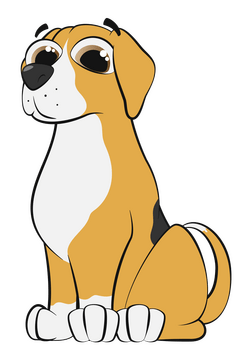 Beagle dog clipart