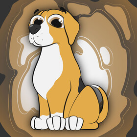 Beagle dog vector