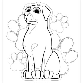 Rottweiler dog drawing black and white vector