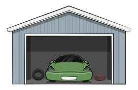 Garage clipart