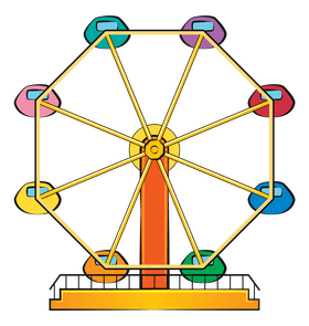 Ferris wheel clipart