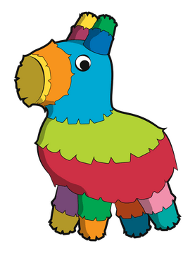 Fiesta pinata clipart
