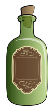 Vintage Glass Bottle Clipart Free Download