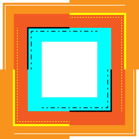 Border drawing vector