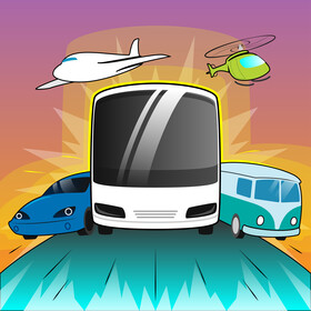 Transport drawing vector