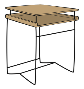 School desk clipart