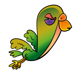 Bird cartoon clipart