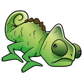 Lizard cartoon clipart