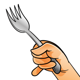 Fork cartoon clipart