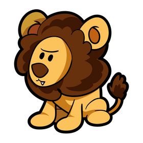 Leo cartoon clipart