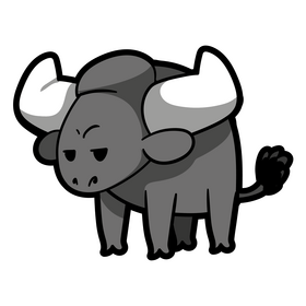 Taurus cartoon clipart