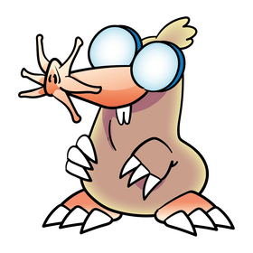 Mole cartoon clipart