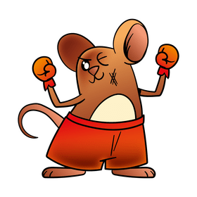 Mouse cartoon clipart