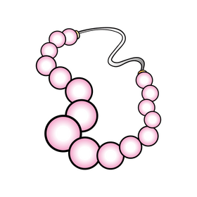 Pearls cartoon clipart