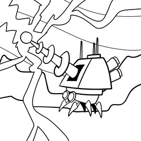 Cannon cartoon drawing black and white vector