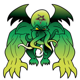 Cthulhu cartoon clipart