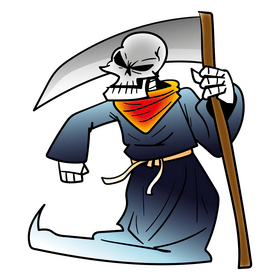 Death cartoon clipart