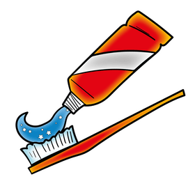 Toothpaste cartoon clipart