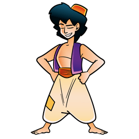 Aladdin cartoon clipart
