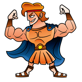 Hercules cartoon clipart