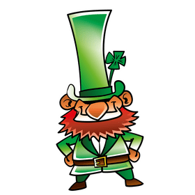 Leprechaun cartoon clipart