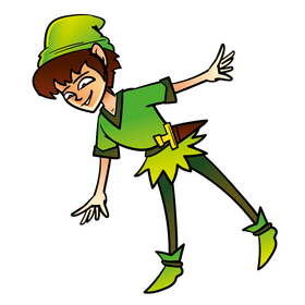 Peter pan cartoon clipart
