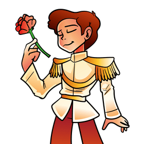 Prince charming cartoon clipart