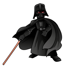 Darth vader cartoon clipart