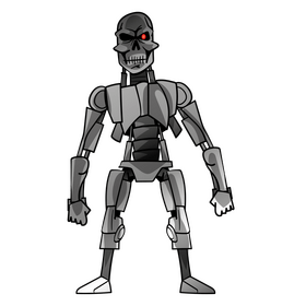 Terminator cartoon clipart
