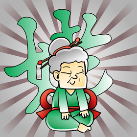 Grandmother cartoon vector