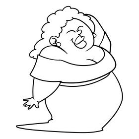 Bride cartoon drawing black and white clipart