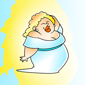 Bride cartoon vector