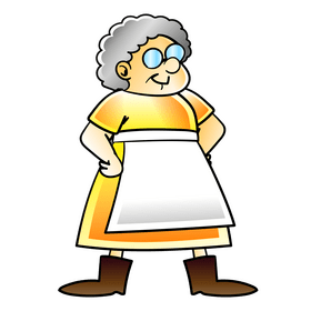 Grandmother cartoon clipart