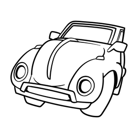 Bumblebee cartoon drawing black and white clipart