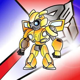 Bumblebee cartoon vector