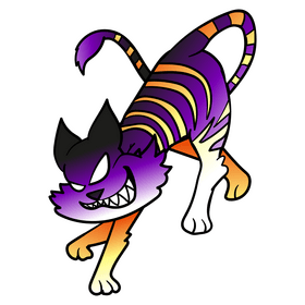 Cheshire Cat cartoon clipart