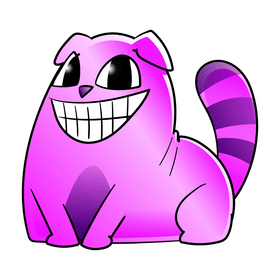 Cheshire Cat cartoon clipart