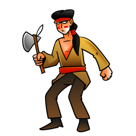 Native American cartoon clipart