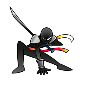 Ninja cartoon clipart