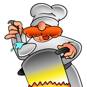 Chef cartoon clipart