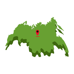 Russia map clipart
