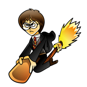 Harry potter cartoon clipart