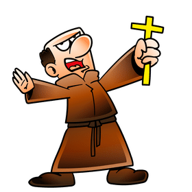 Priest cartoon clipart