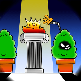 Robber cartoon vector